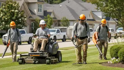 Fort Lauderdale tree service crew providing professional lawn and arbor care in South Florida