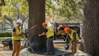 Root protection service for tree roots in Fort Lauderdale, FL by Arbor Tree Care