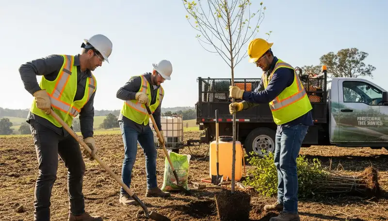 Tree planting service in Fort Lauderdale, FL for coastal landscapes