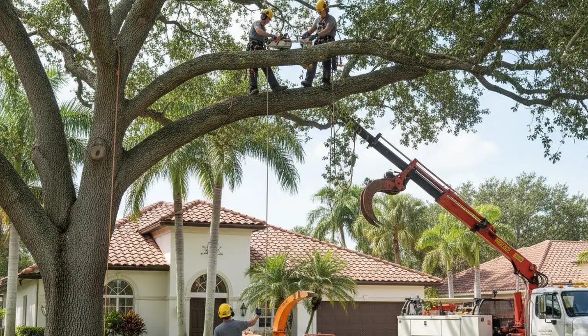 Tree removal crew serving Fort Lauderdale, FL for residential and commercial tree care services