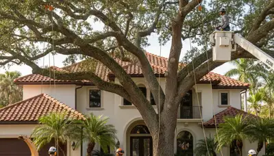 Tree removal crew serving Fort Lauderdale, FL for safe tree trimming and removal services