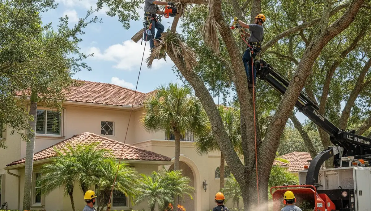 Tree removal crew serving Fort Lauderdale, FL for safe residential and commercial tree service