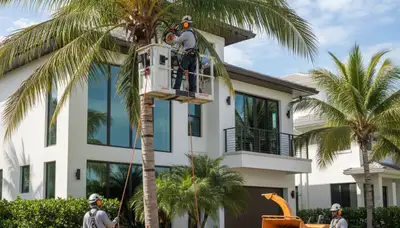 Tree service team in Fort Lauderdale, FL providing professional tree removal and care